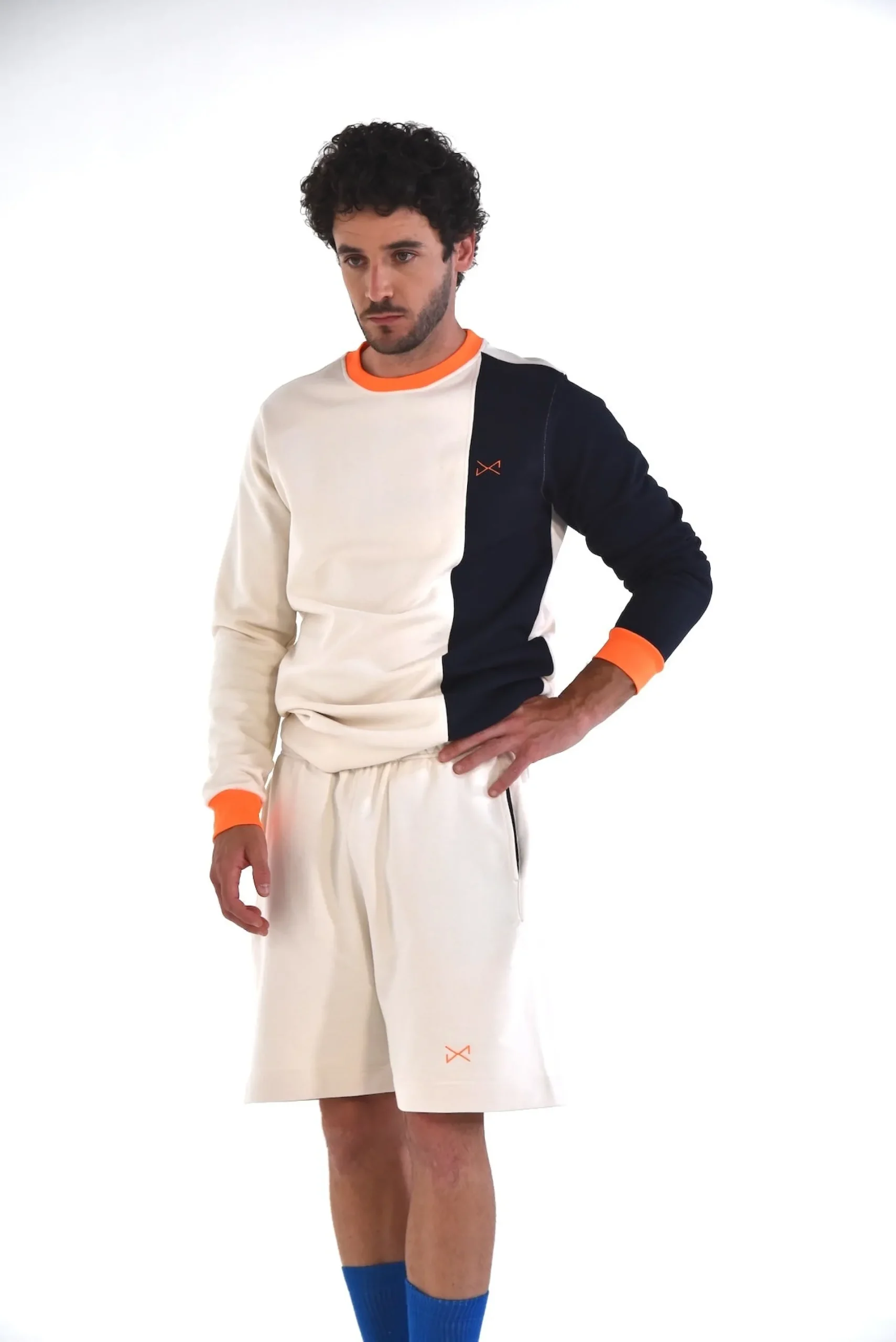 Daniel Chong Sudadera BICOLOR CRUDO/NAVY*Hombre Hombre