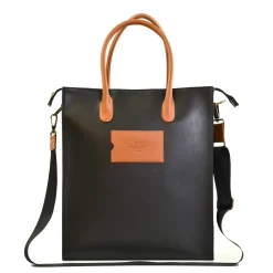 Daniel Chong THE CLERK MAXI NEGRO & MARRON* Bolsos De Piel