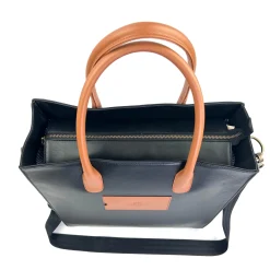 Daniel Chong THE CLERK MAXI NEGRO & MARRON* Bolsos De Piel