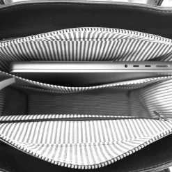 Daniel Chong THE CLERK MAXI NEGRO & MOSTAZA*Mujer Mujer|Bolsos De Piel